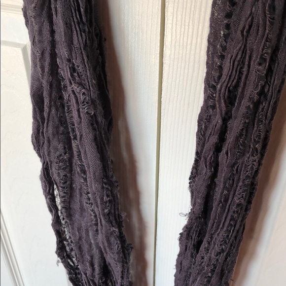 Gray Infinity Scarf - Picture 2 of 3